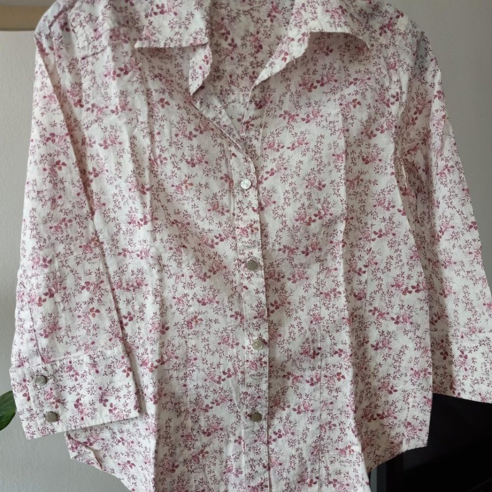 Gap floral blouse S